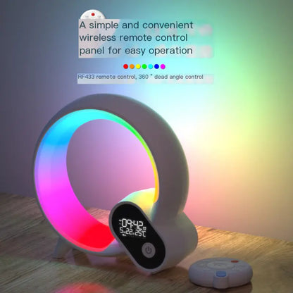 Smart Wake-Up Light with Bluetooth Speaker and Night Lamp