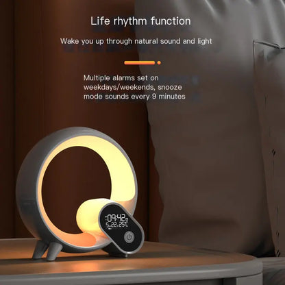 Smart Wake-Up Light with Bluetooth Speaker and Night Lamp