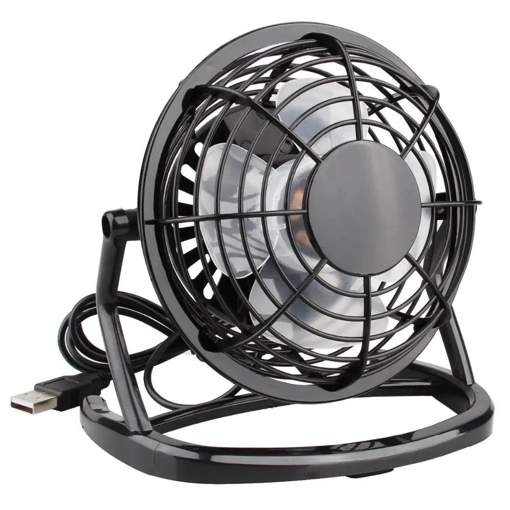 Portable USB Mini Desktop Fan with 180° Rotation