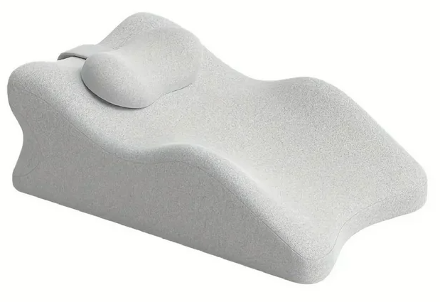 Back sleeping pillow for symmetry