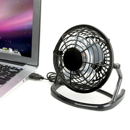 Portable USB Mini Desktop Fan with 180° Rotation
