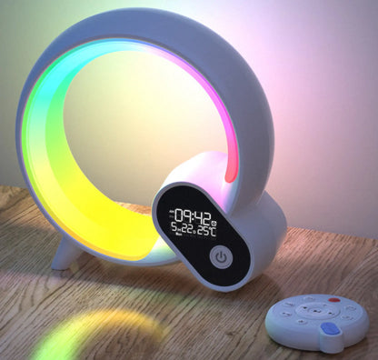 Smart Wake-Up Light with Bluetooth Speaker and Night Lamp
